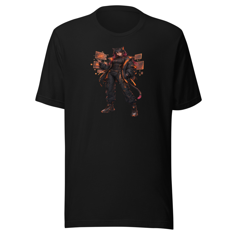 Netrunner Oversized Black Tee