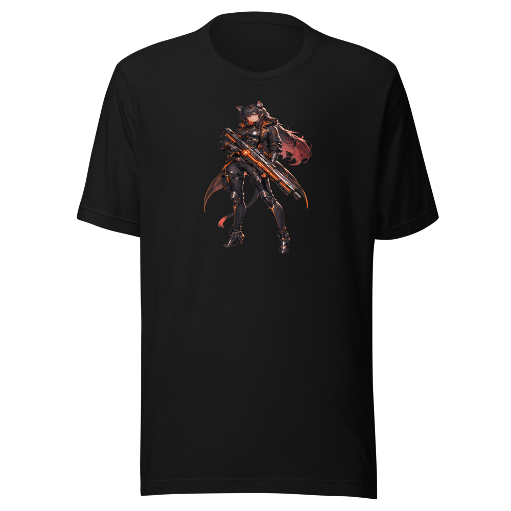 Mech Gunner Oversized Black Tee