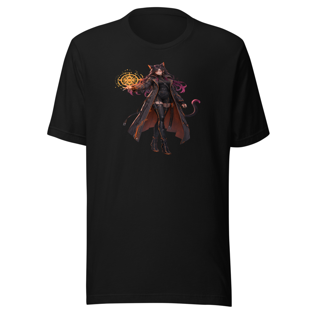 Techno Witch Oversized Black Tee