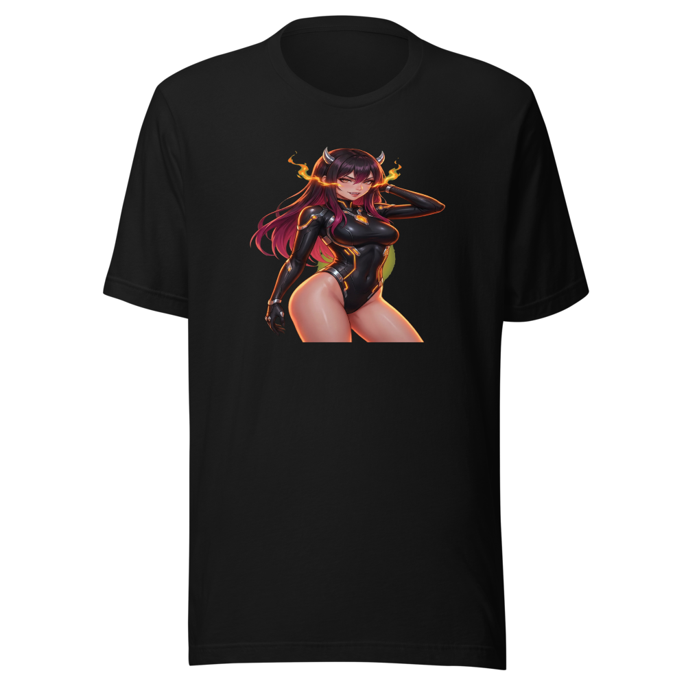 Neko Oni Oversized Black Tee