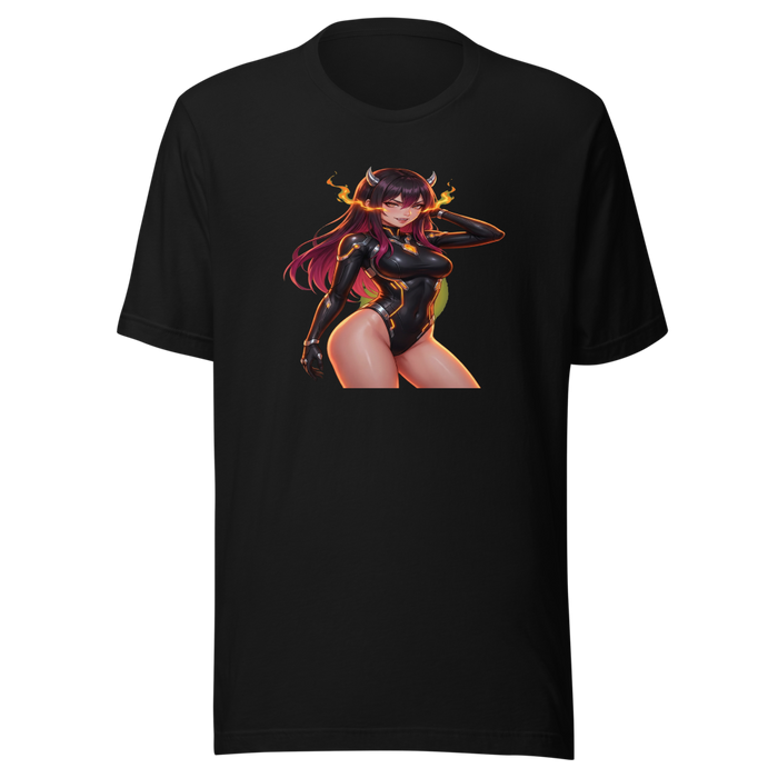Neko Oni Oversized Black Tee