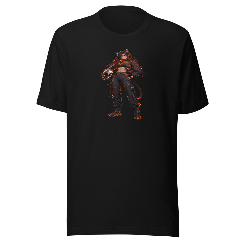 Street Racer Oversized Black Tee