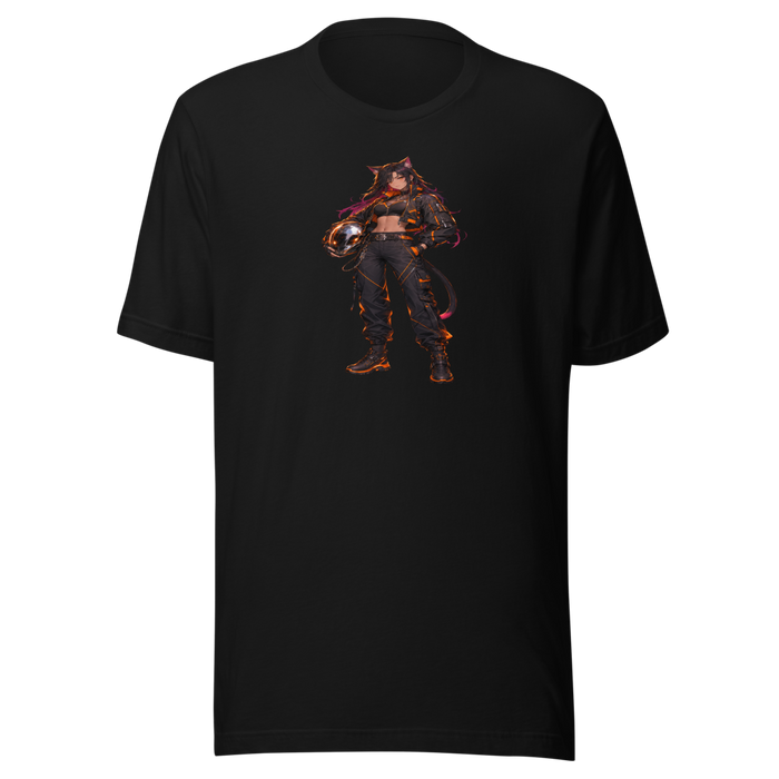 Street Racer Oversized Black Tee
