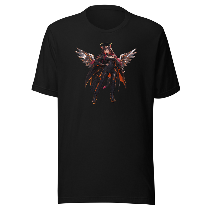 Angel AI Oversized Black Tee