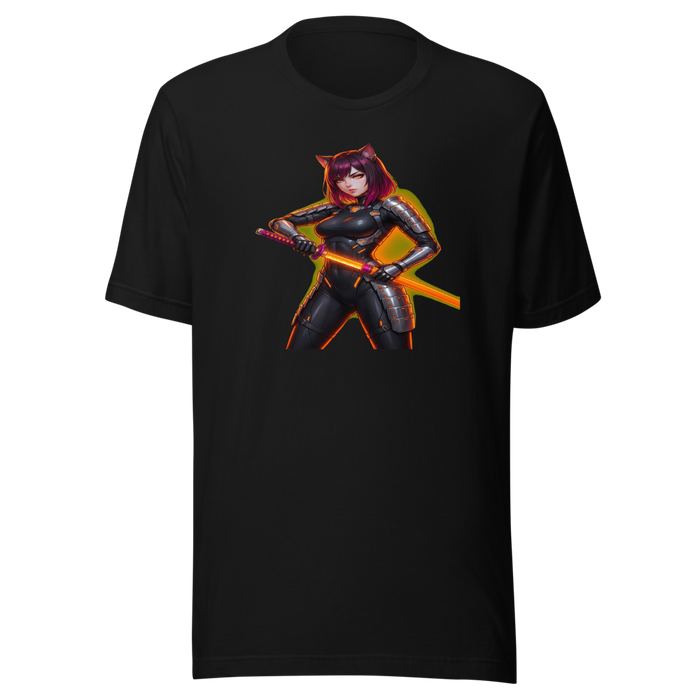 Neko Cyber Samurai Oversized Tee