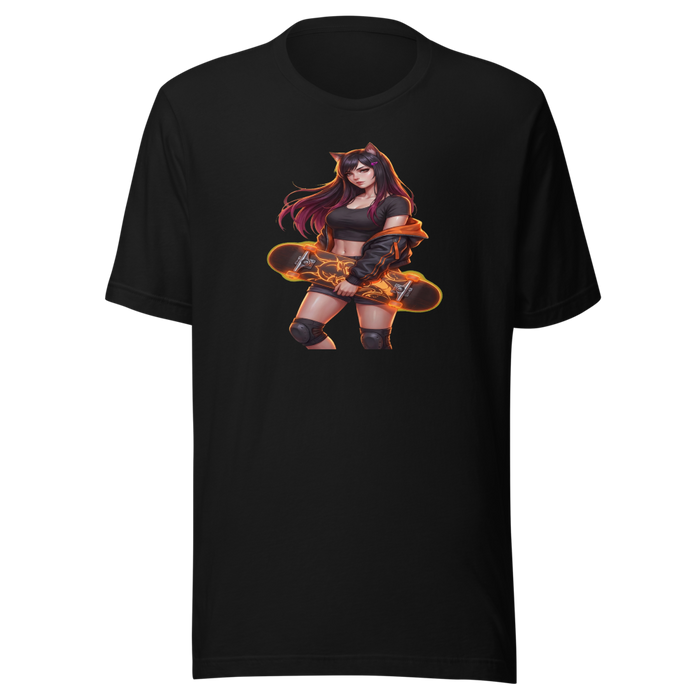 Neko Street Skater Oversized Tee